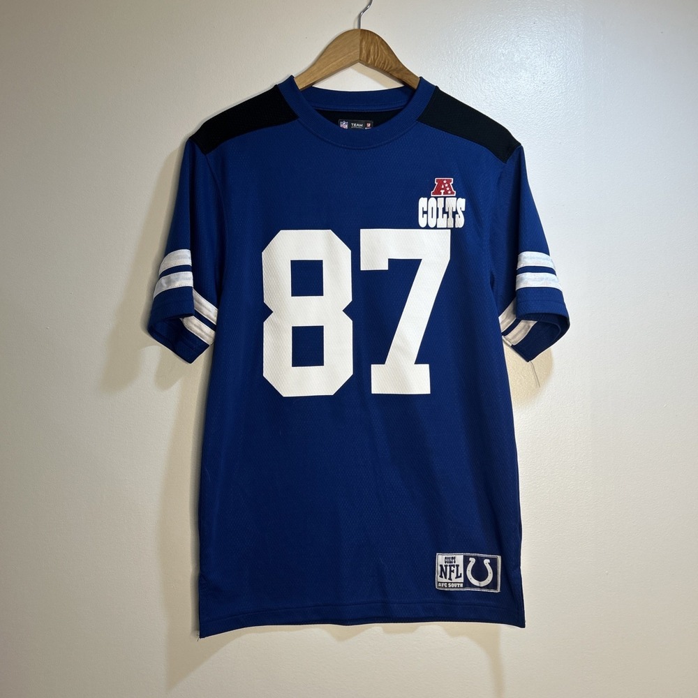 Colts AFC South Football Jersey 87 Reggie Wayne Medium NFL team Apparel A SM
